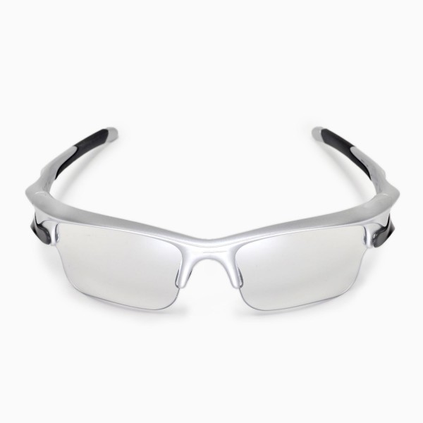 Walleva Clear Replacement Lenses for Oakley Fast Jacket XL Sunglasses